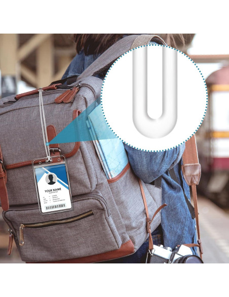 60 Correos de Etiqueta de Equipaje Koorito 15 cm Plástico