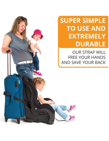 Cinturón de Viaje V VOLKGO para Asiento de Auto 726kg