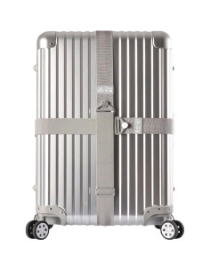 2 Correas de Equipaje Ajustables Holly Trip Gris 220x5cm 2