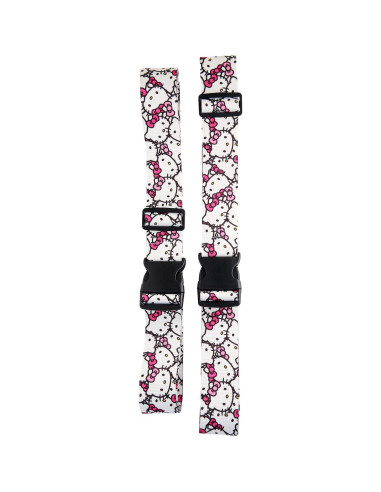 Correas de Equipaje Hello Kitty Ajustables 76 a 183 cm - 2 Piezas