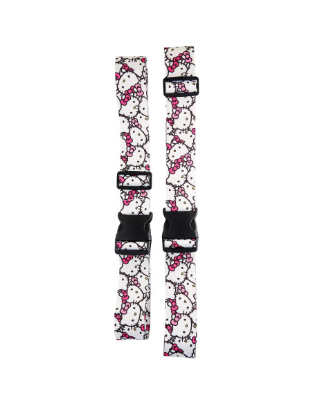 Correas de Equipaje Hello Kitty Ajustables 76 a 183 cm - 2 Piezas
