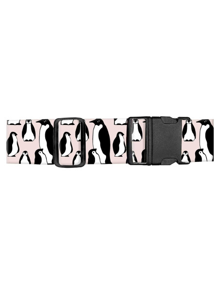 Correas de Equipaje Ajustables ASJHFDIR Lindos Pingüinos