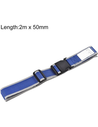 Correas de Equipaje uxcell 2Pcs 200cm x 5cm Azul
