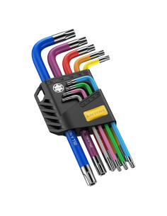 Juego de Llaves Estrella AMTOVL 9PCS T10-T50 Brazo Largo