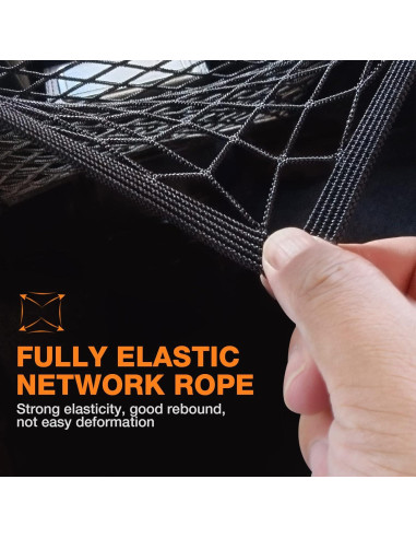 Red de Carga SARDVISA Doble Capa 27.94x25.4 cm Negra