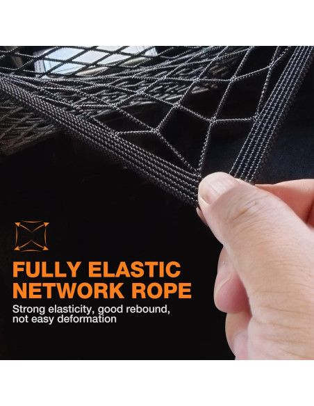 Red de Carga SARDVISA Doble Capa 27.94x25.4 cm Negra