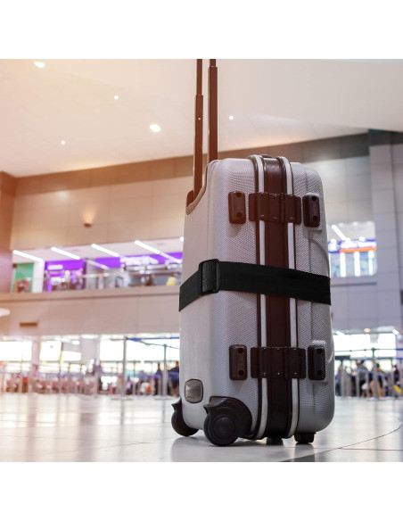 Correas de Equipaje uxcell 2Pcs 200cm Ajustables PP Multicolor