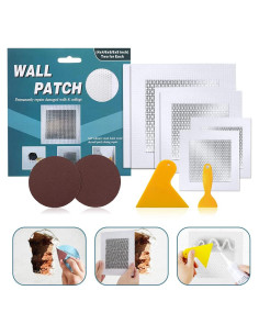 Kit de Reparación de Paneles de Yeso Tahikem 6 Pcs 4-6-8"