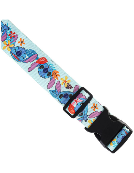Correa de Equipaje Disney Stitch 2 Piezas Ajustable 76 a 183 cm