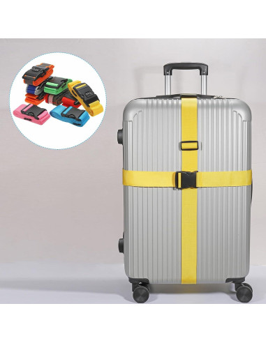 Correas de Equipaje PATIKIL Ajustables con Candado 100-200cm