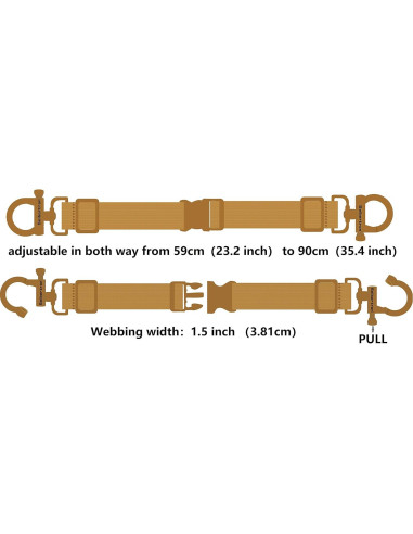 Correa Ajustable de Utilidad Seibertron para Equipaje 59-90 cm