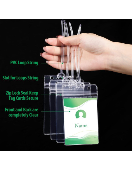 200 Etiquetas de Equipaje Transparentes Zonon ID a Prueba de Agua