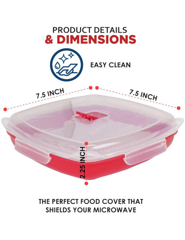 Vaporera de Microondas EXULTIMATE para Verduras y Arroz 414g