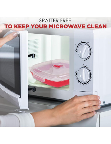 Vaporera de Microondas EXULTIMATE para Verduras y Arroz 414g