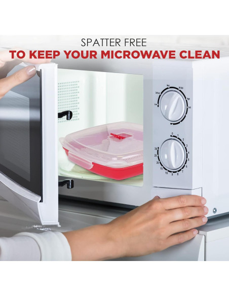 Vaporera de Microondas EXULTIMATE para Verduras y Arroz 414g