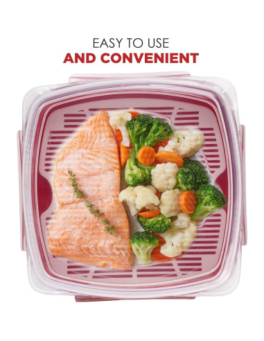 Vaporera de Microondas EXULTIMATE para Verduras y Arroz 414g