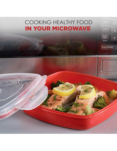 Vaporera de Microondas EXULTIMATE para Verduras y Arroz 414g