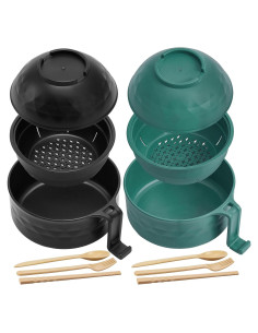 Juego de 2 Tazones de Ramen Romooa 33 oz Microondas