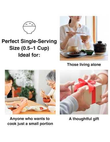 Olla de Arroz Instantánea Iga No Takumi 1.13 kg para Microondas