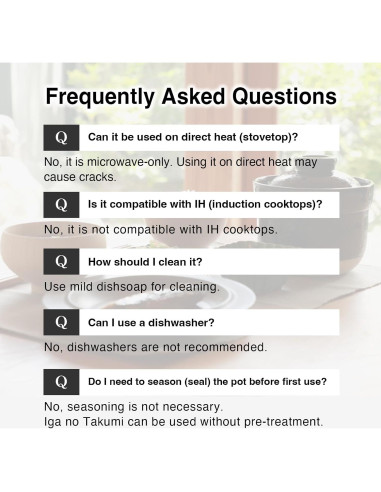 Olla de Arroz Instantánea Iga No Takumi 1.13 kg para Microondas