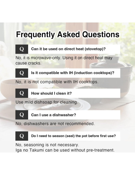 Olla de Arroz Instantánea Iga No Takumi 1.13 kg para Microondas