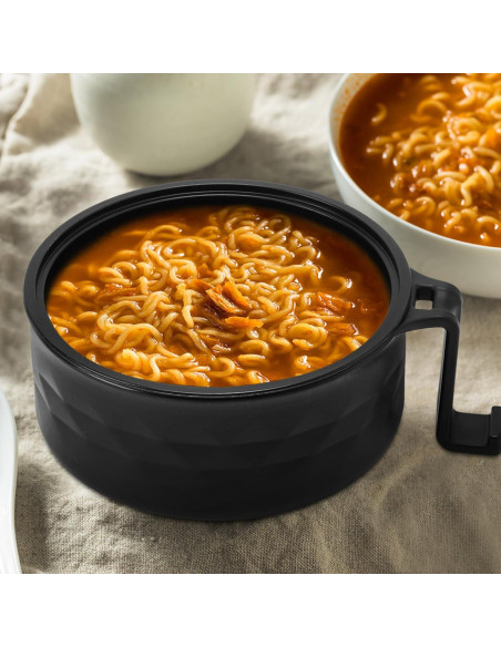 Juego de 2 Tazones de Ramen Romooa 33 oz Microondas