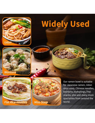 Juego de Tazones para Ramen MUUBOOX 33 oz Libre BPA