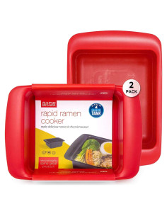 Cocinero de Ramen Rápido Rapid Brands 2 Porciones Rojo