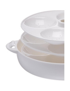 Cocedor y Vaporera de Idli Milton HC-207 para Microondas, 12 Idlis 2