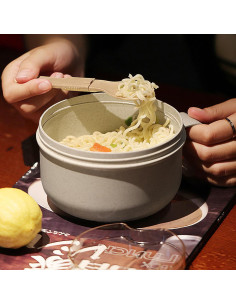 Tazón de sopa MUUBOOX 0.82 kg con tapa para microondas 2