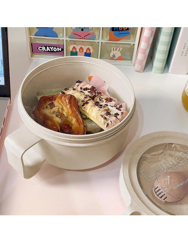 Tazón de sopa MUUBOOX 0.82 kg con tapa para microondas