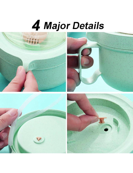 Tazón de sopa MUUBOOX 0.82 kg con tapa para microondas