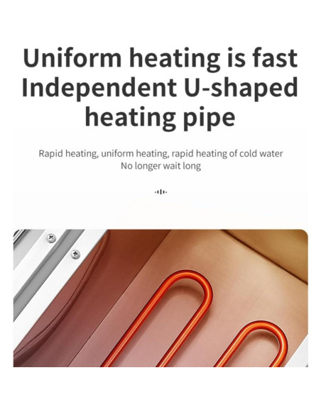 Cocedor de Pasta Koalalko 3 Tanques 6 Coladores 1700W 110V