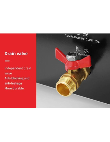 Cocedor de Pasta Koalalko 3 Tanques 6 Coladores 1700W 110V