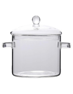 Cacerola de vidrio Thsinde 2300ml apta para microondas