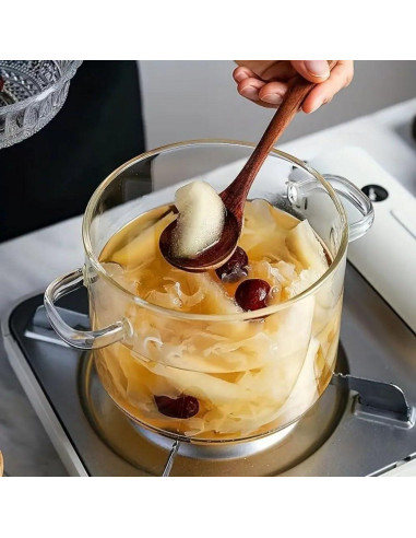 Cacerola de vidrio Thsinde 2300ml apta para microondas