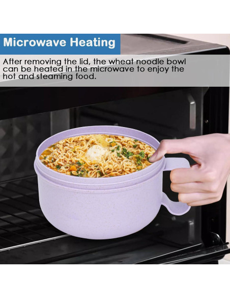 Tazón de Ramen Ronanemon 850 ML con Tapa y Asa Verde