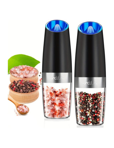 Molinillos Eléctricos de Sal y Pimienta Rongyuxuan Automáticos