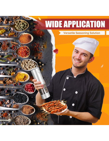 Juego de Molinillos Eléctricos HZTzone Acero Inoxidable 95ml