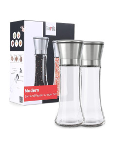 Molino de Sal y Pimienta Herda Acero Inoxidable 2 Piezas