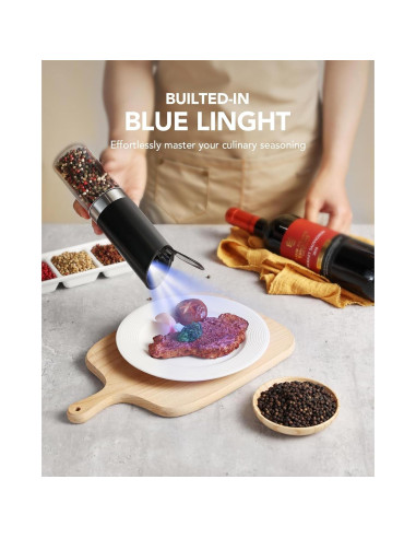 Molinillos Eléctricos de Sal y Pimienta Sangcon XL Automáticos