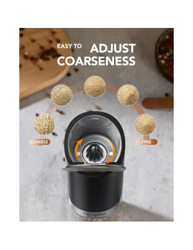 Molinillos Eléctricos de Sal y Pimienta Sangcon XL Automáticos