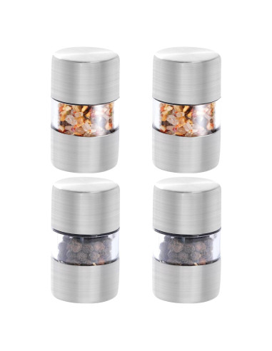 Juego de 4 Molinillos de Sal y Pimienta Miayon 5 cm