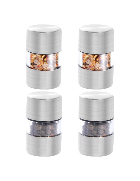 Juego de 4 Molinillos de Sal y Pimienta Miayon 5 cm
