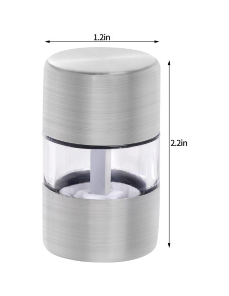Juego de 4 Molinillos de Sal y Pimienta Miayon 5 cm