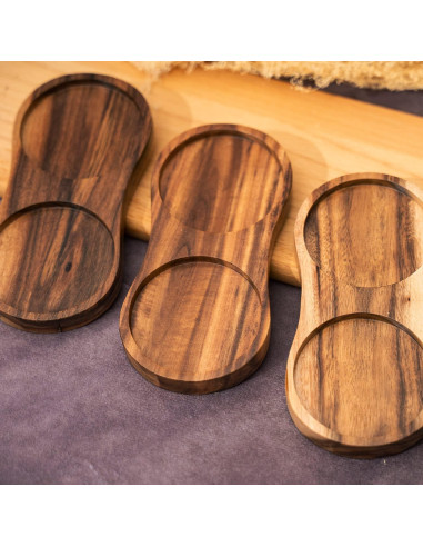 Bandeja para Molinillos de Sal y Pimienta DeroTeno 16.2x7.6cm