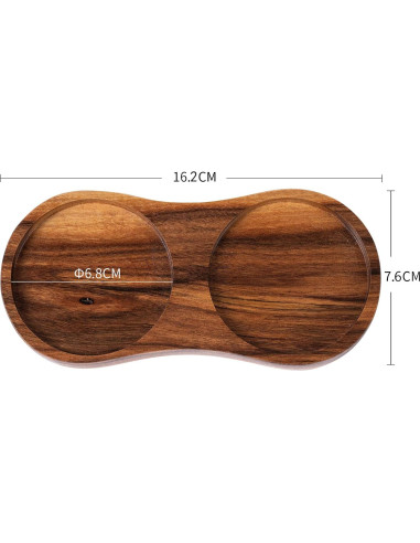 Bandeja para Molinillos de Sal y Pimienta DeroTeno 16.2x7.6cm