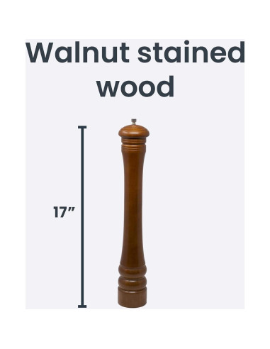Molinillo de Pimienta de Madera Olde Thompson 43 cm Nogal