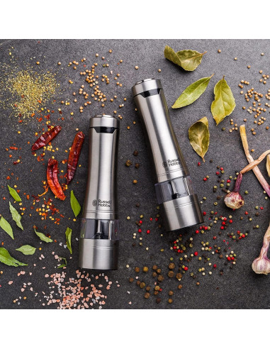 Molinillos Eléctricos de Sal y Pimienta Russell Hobbs 23460-56