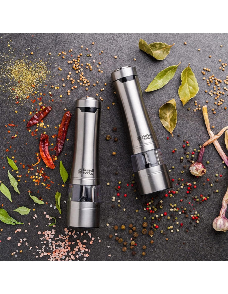 Molinillos Eléctricos de Sal y Pimienta Russell Hobbs 23460-56